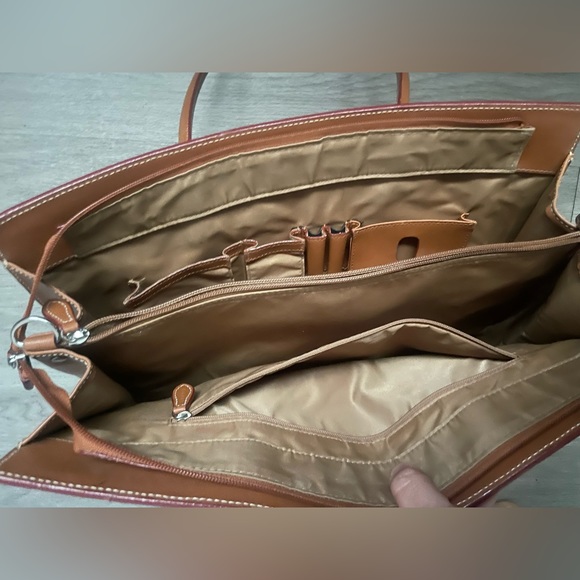 Beautiful Lodis British Tan Laptop Tablet Tote - Picture 5 of 5